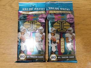 lot 53 image: (2) 2020 Illusions Football Value Packs Sealed