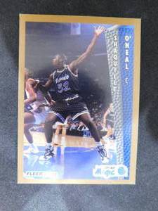 lot 86 image: 1992 Fleer Shaquille ONeal Rookie Card #401
