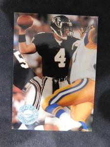 lot 92 image: 1991 Pro Set Platinum Brett Favre Rookie Card #290