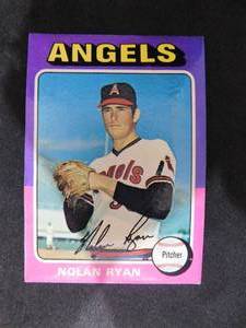lot 96 image: 1975 Topps Nolan Ryan #500 The Strike Out King