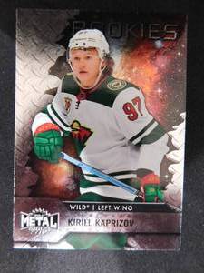 lot 4 image: 2020 Metal Universe Kirill Kaprizov Rookie Card #125 MINT
