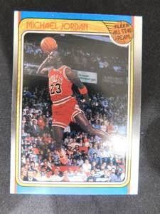 lot 9 image: 1988 Fleer All Star Michael Jordan #120 3rd Year Card GOAT