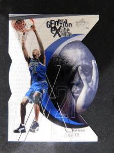 lot 36 image: 1996 Upper Deck Generation Excitement Kevin Garnett #G10 HOFer
