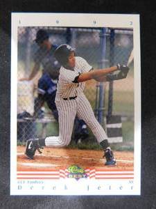 lot 108 image: 1992 Classic Best Derek Jeter Minor League Rookie Card #402 MINT