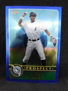 lot 117 image: 2003 Topps Traded Chrome Miguel Cabrera Rookie Card #T126 MINT