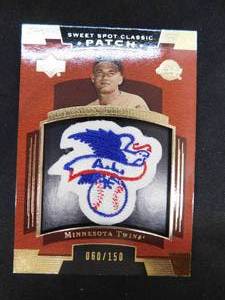 lot 124 image: 2004 Sweet Spot Classic Patch All Star Harmon Killebrew Serial #60150