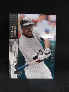 lot 136 image: 1994 Upper Deck Baseball Michael Jordon Rookie Card #MJ23