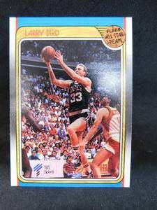 lot 147 image: 1988 Fleer All Star Larry Bird #124 HOFer