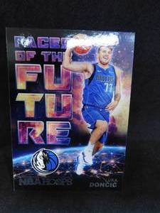 lot 150 image: 2018 NBA Hoops Faces of the Future Luka Doncic Rookie Card #3 MINT