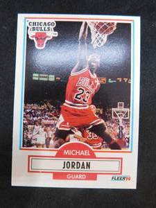 lot 155 image: 1990 Fleer Michael Jordan #26 GOAT