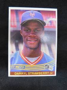lot 159 image: 1984 Donruss Darryl Strawberry Rookie Card #68 MINT