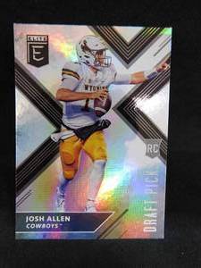 lot 162 image: 2018 Elite Draft Josh Allen Rookie Card #103 MINT