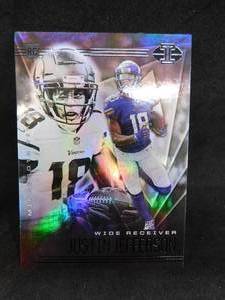 lot 163 image: 2020 Illusions Black SP Justin Jefferson Rookie Card #22 MINT