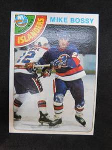 lot 172 image: 1978 Topps Mike Bossy Rookie Card #115 HOFer Near Mint