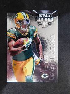 lot 198 image: 2014 Totally Certified Davante Adams Rookie Card #172 MINT