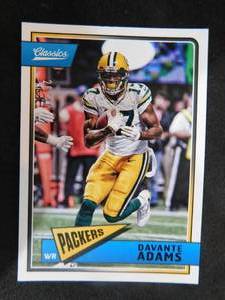 lot 200 image: 2018 Classics Green Back SP Davante Adams #38 Serial #2640