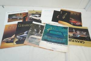 lot 118 image: auto brochures