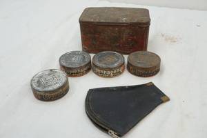 lot 123 image: vintage tobacco tins