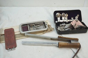 lot 163 image: Greist sewing machine attachments