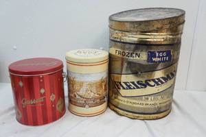 lot 165 image: tins