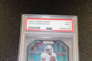 2020 Prizm Tua Tagovailoa #339 PSA 9 Rookie Card