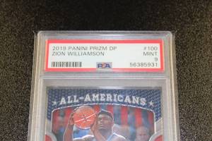 2019-20 Prizm Draft Zion Williamson #100 PSA 9 Rookie Card