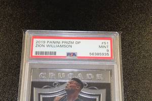 2019-20 Prizm Draft Zion Williamson #51 PSA 9 Rookie Card