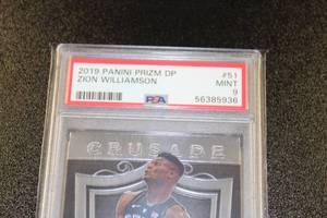 2019-20 Prizm Draft Zion Williamson #51 PSA 9 Rookie Card
