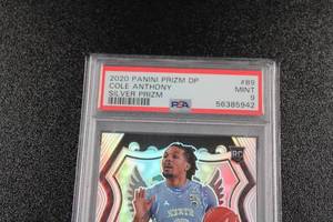 2020-21 Prizm Draft Silver Cole Anthony #89 PSA 9 Rookie Card
