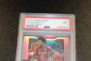 2019-20 Prizm Silver Collin Sexton #74 PSA 9