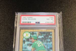 1987 Topps Mark McGwire #366 PSA 8 Rookie Card