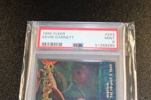 1995-96 Fleer Kevin Garnett #293 PSA 9 Rookie Card