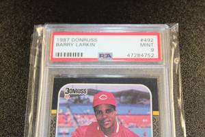 1987 Donruss Barry Larkin #492 PSA 9 Rookie Card