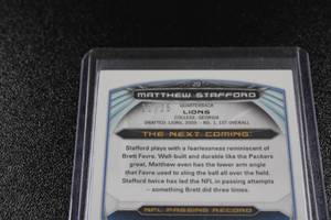 2014 Bowman Chrome Red Refractor Matthew Stafford #20 1125  Only 25 Exist