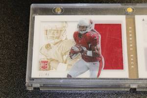 2013 Playbook Andre Ellington Patch Autograph Booklet Rookie Card