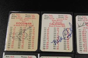 APBA Baseball Card Autograph & Cut Autograph Lot  16 Autographs