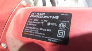 Tool Shop Miter Saw