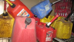 Lot of Fuel Cans