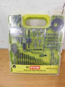 lot 56 image: RYOBI Multi-Material Drill and Drive Kit (60-Piece)