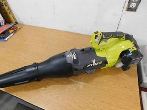 lot 98 image: RYOBI 160 MPH 520 CFM 25cc Gas Jet Fan Blower