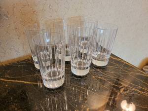 lot 17 image: Christofle Iriana Highball Glasses  set of 6