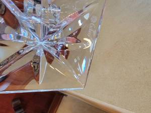 lot 58 image: Galway Lead Crystal Candle Holders