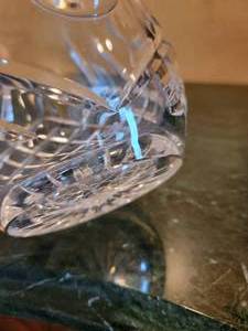 lot 44 image: Waterford Lismore Irish Crystal Water Pitcher  8.5