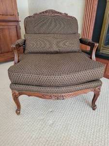 lot 7A image: Beautiful Bergere Chairs by Henredon - A