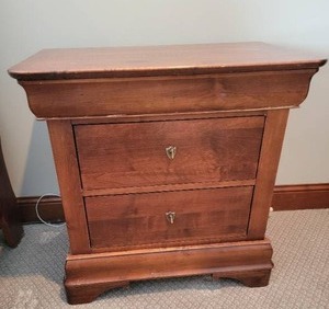lot 26 image: Striking Bedside Table by Nichols & Stone - A