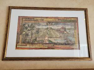 lot 36 image: Enchanting Fine Art Signed Print by Danielle Desplan - Dans les Jardins de Suede