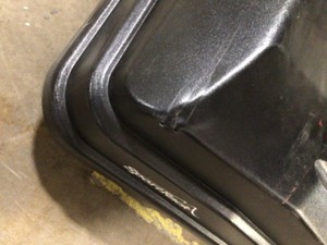 lot 25 image: SportRack Vista XL Rooftop Cargo Box Damaged see pictures