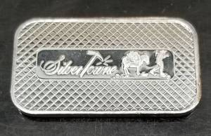 1 TROY OZ .999 FINE SILVER BAR SILVERTOWNE PROSPECTOR