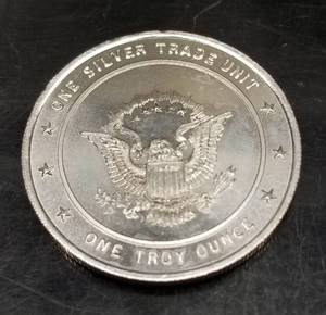 1 TROY OZ .999 FINE SILVER VINTAGE TRADE UNIT