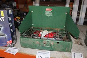 lot 45 image: Coleman 2-Burner Propane Camp Stove